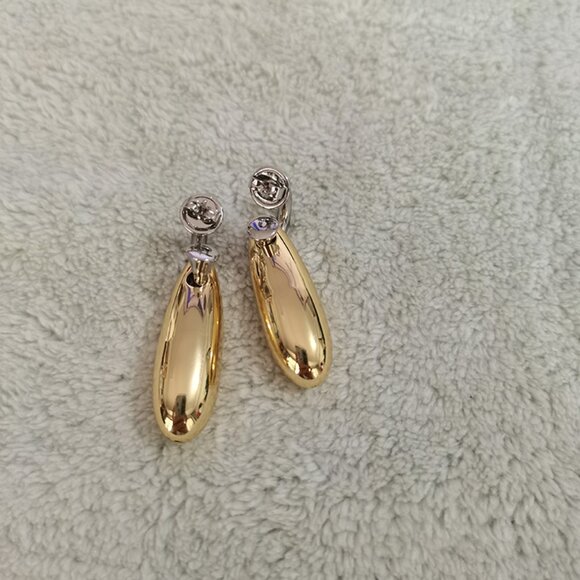 Bottega Veneta Sterling Silver Butterfly Clasp Earrings - Picture 6 of 8